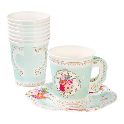 Truly Scrumptious Teacup & Saucer Set - 24 Pack