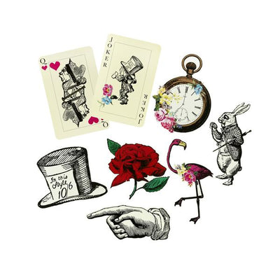 Alice Party Decorations - 8 Pack | Tea Party Decor |
