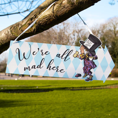 Alice in Wonderland Arrow Signs - 12 Pack | Tea Party Decor |