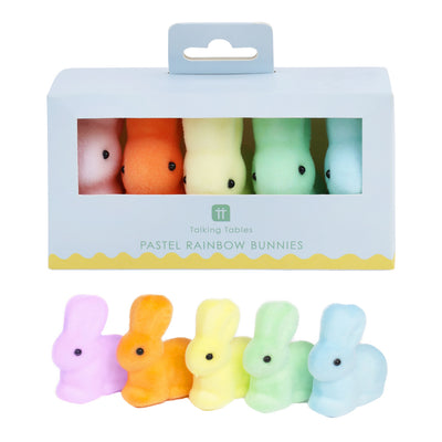 Pastel Bunny Table Decorations - 5 Pack | Easter Decor |