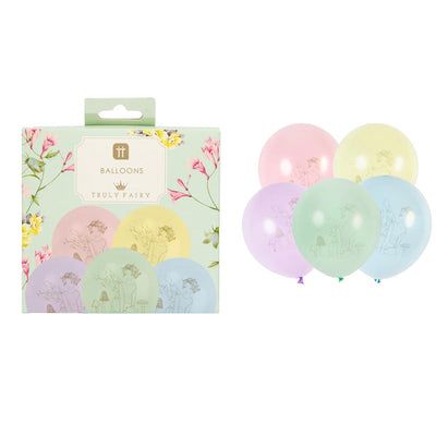 Truly Fairy Pastel Party Balloons - 12 Pack