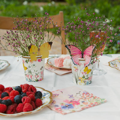 Fairy Paper Cups with Butterfly Detail | Party Cups |