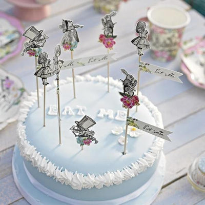 Alice in Wonderland Mad Party Picks | Tea Party Tableware |