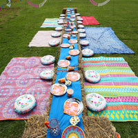 Pink Boho Outdoor Rug