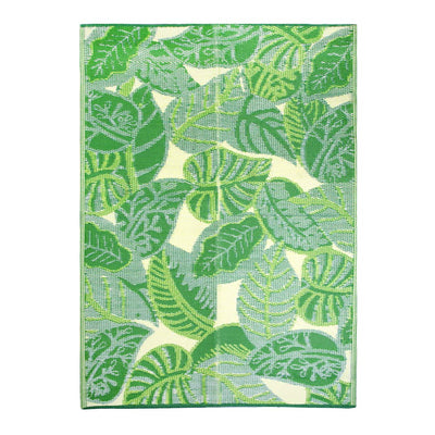 Green Tropical Outdoor Rug