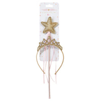 Talking Tables We Heart Pink Gold Wand & Tiara Set