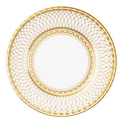 Party Porcelain Gold Large Plate