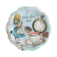 Truly Alice Blue Recyclable Paper Plates - 12 Pack