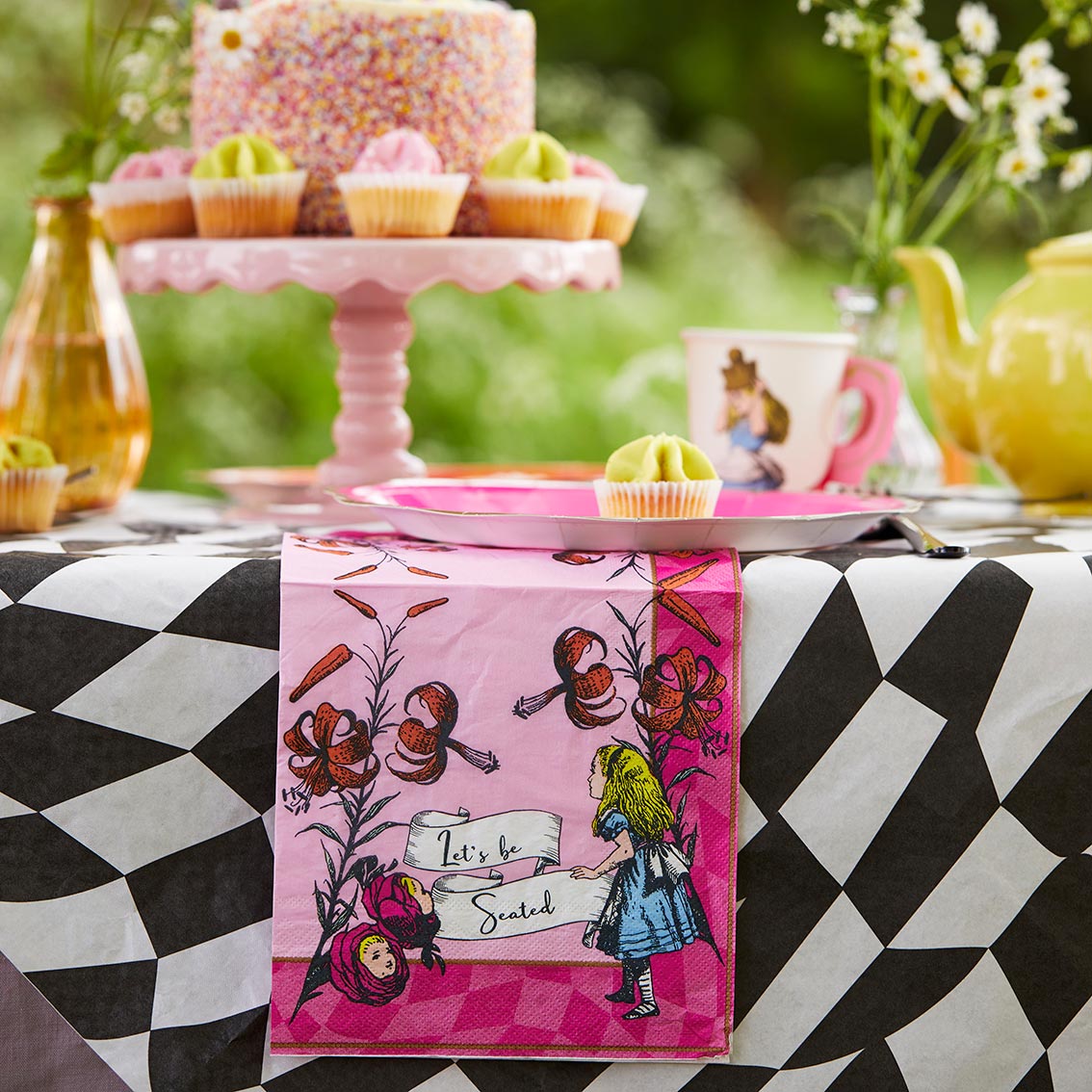 Alice in Wonderland Party Napkins - Thumbnail 5