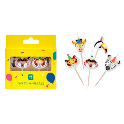 Animal Birthday Candles | Cake Candles |