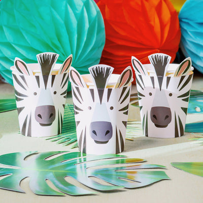 Zebra Paper Cups | Party Supplies |