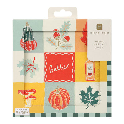 Fall Paper Napkins - 20 Pack | Fall Decor |