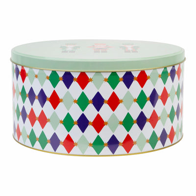 Nutcracker Harlequin Christmas Cake Tin | Kitchenware |