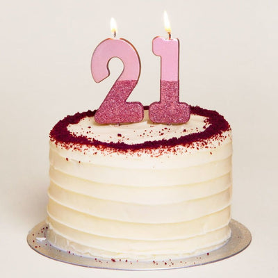 Rose Gold Glitter Number Candle - 1 | Birthday Candles |