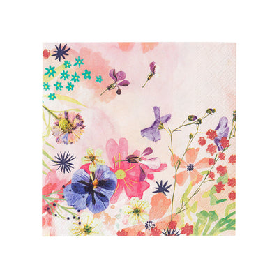 Floral Cocktail Napkins - 20 Pack | Tea Party Decor |