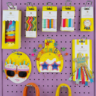 Rainbow Birthday Candles - 24 Pack | Cake Candles |