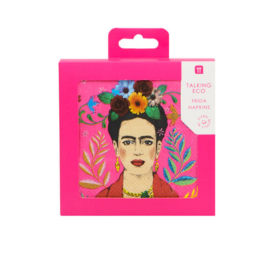 Frida Kahlo Cocktail Napkin | Fiesta Party Supplies |