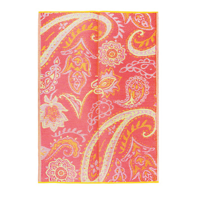 Boho Paisley Indoor Outdoor Rug