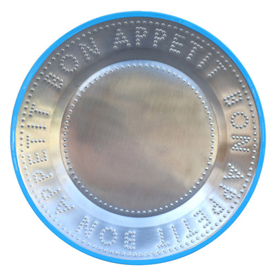 Blue Metal Reusable Plate - 25cm | Picnic Plates |