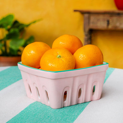 Strawberry Ceramic Punnet - 15cm