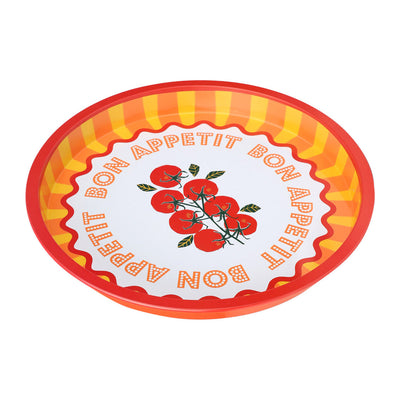 Tomato Tin Tray - 31cm | Summer Gifts |