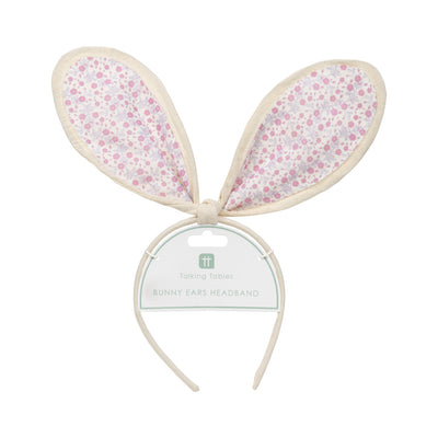 Floral Bunny Ears Headband | Easter Decor |