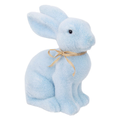 Blue Grass Bunny Decoration - 9" | Easter Decor |