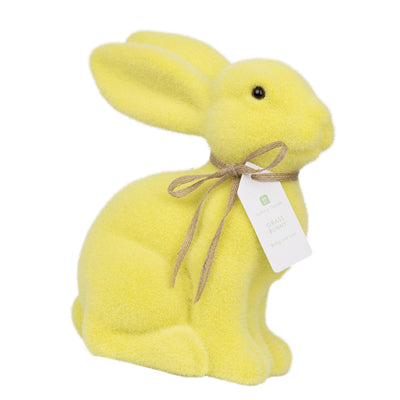 Yellow Grass Bunny Decoration - 9" | Easter Decor |