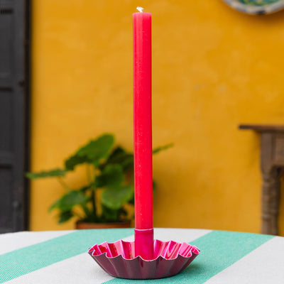 Cherry Red Straight Dinner Candles - Display | Valentines |