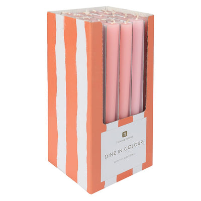 Pink Dinner Candles - Display | Wedding Decor |