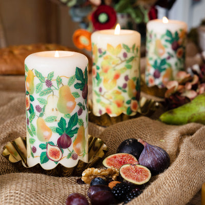 Pear Pillar Candle – 6'' | Christmas Decor |
