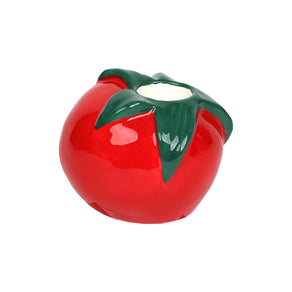 Bon Appetit Tomato Ceramic Candle Holder - 6cm