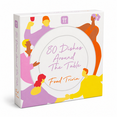 80 Dishes Food Trivia Game | Mothers Day Gifts |