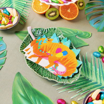Dinosaur Shaped Paper Napkins | Party Napkins |