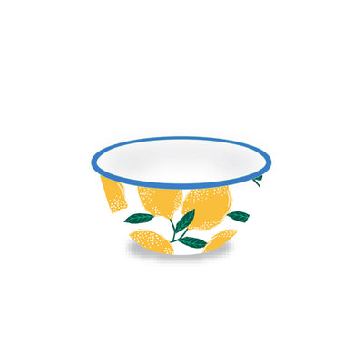 Lemon Enamel Bowl - 12cm