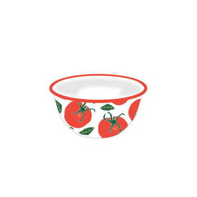Tomato Red Enamel Bowl - 12cm