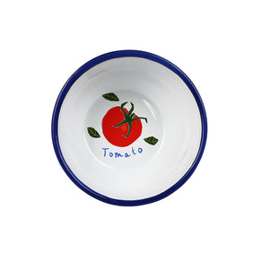 Bon Appetit Stripe Enamel Bowl - 16cm