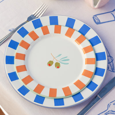 Olive Enamel Plate - 20cm | Kitchenware |