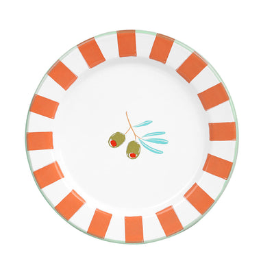 Olive Enamel Plate - 20cm | Kitchenware |