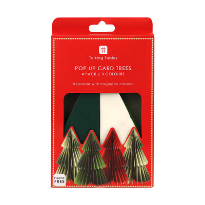 Folklore Paper Honeycomb Tree Decorations - 4 Pack
