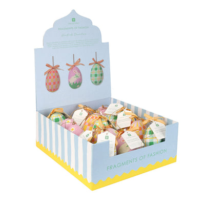 Recycled Cotton Hanging Eggs - Display | Easter Decor |