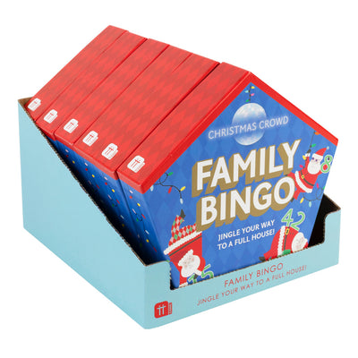Santa Family Bingo Game - 6 Pack Display | Christmas Game |