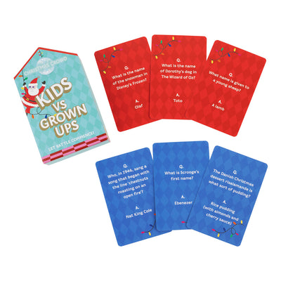 Santa Kids vs Grown Ups Family Game - 8 Pack Display | Christmas Game |