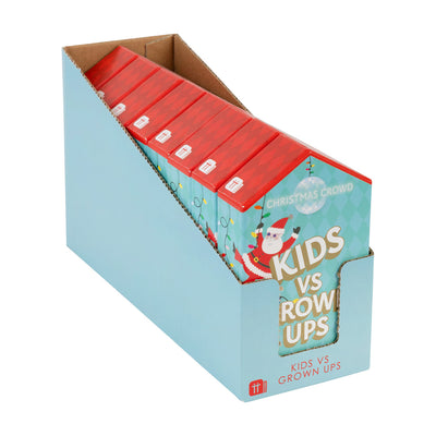 Santa Kids vs Grown Ups Family Game - 8 Pack Display | Christmas Game |