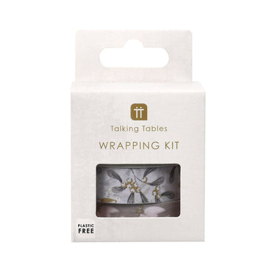 Mistletoe Christmas Paper Tape Wrapping Kit - 3 Pack