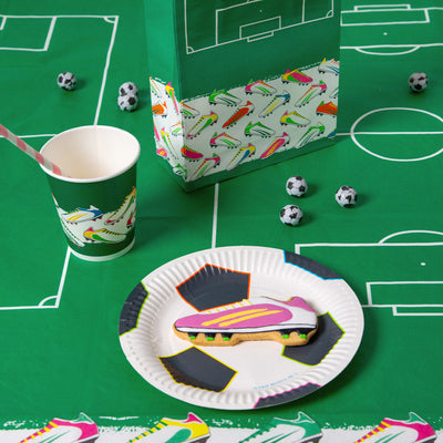 Party Champions Recyclable Soccer Plates - 12 Pack