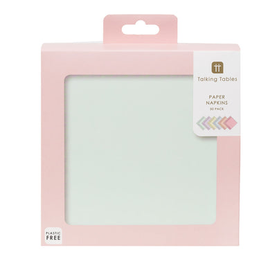 Pastel Paper Napkins - 50 Pack | Party Napkins |