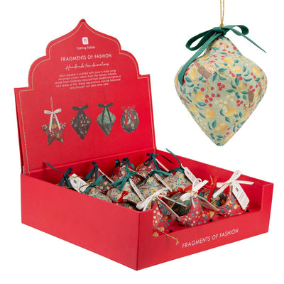 Handmade Patrtidge Christmas Tree Decorations - 15 Pack Display | Christmas Decor |