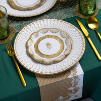 Party Porcelain Gold Paper Napkins - 40 Pack