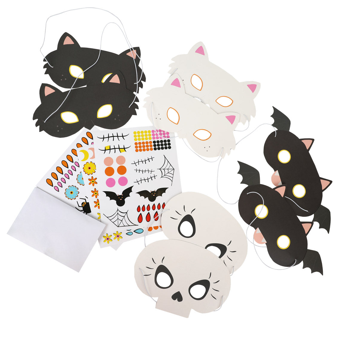 Halloween Mask Making Kit - 6 Pack